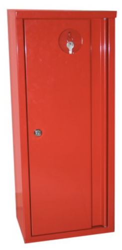 Stahlblechschutzschrank Feuerlöscher Schrank für 6-12kg Feuerlöscher Schloss + Scheibe